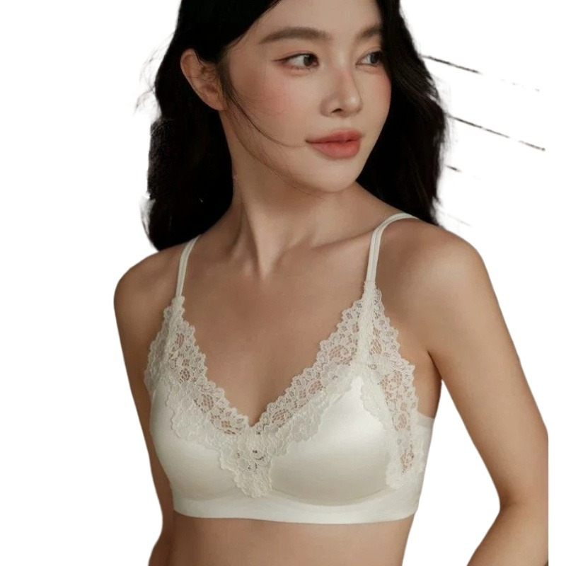 Bralette Wireless Soft - 여성용 트라이앵글 컵 무선 브라렛, 섬세한