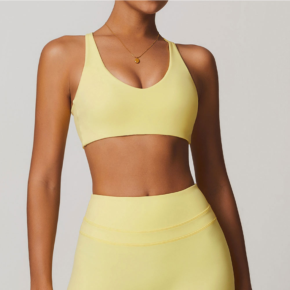 Push Up Bra Padded - JUREN 여성용 피트니스 브래지어 홀터 스포츠