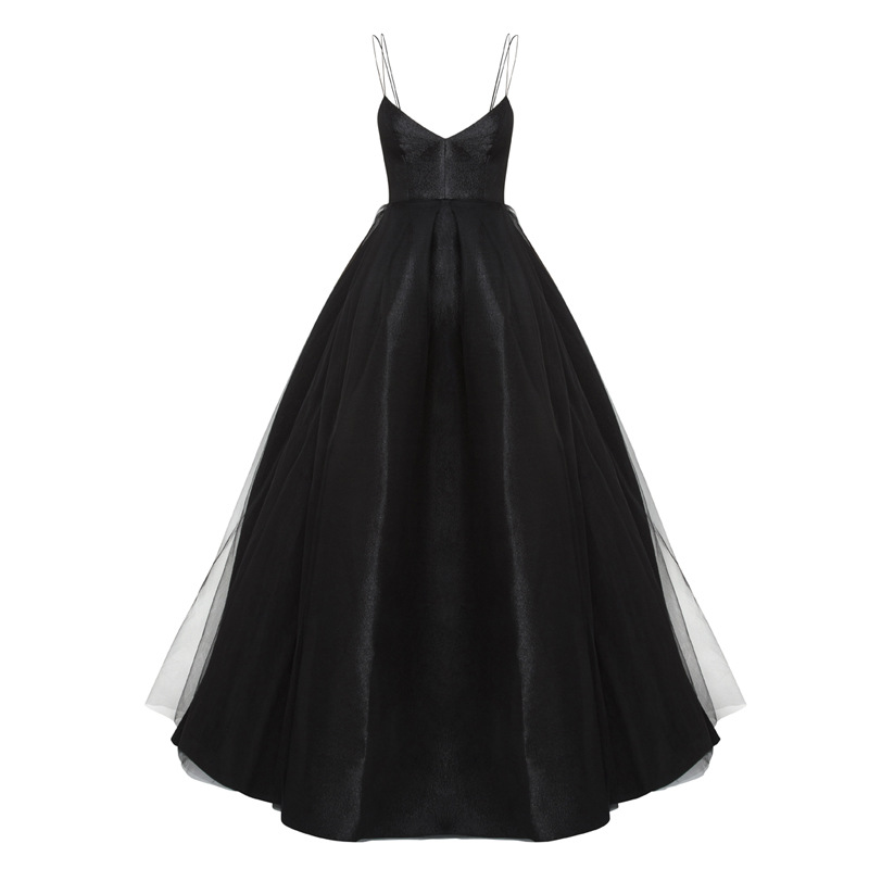여성을위한 우아한 스파게티 스트랩 저녁 게스트 댄스 파 - Slip Dress Satin 리뷰 및 가격