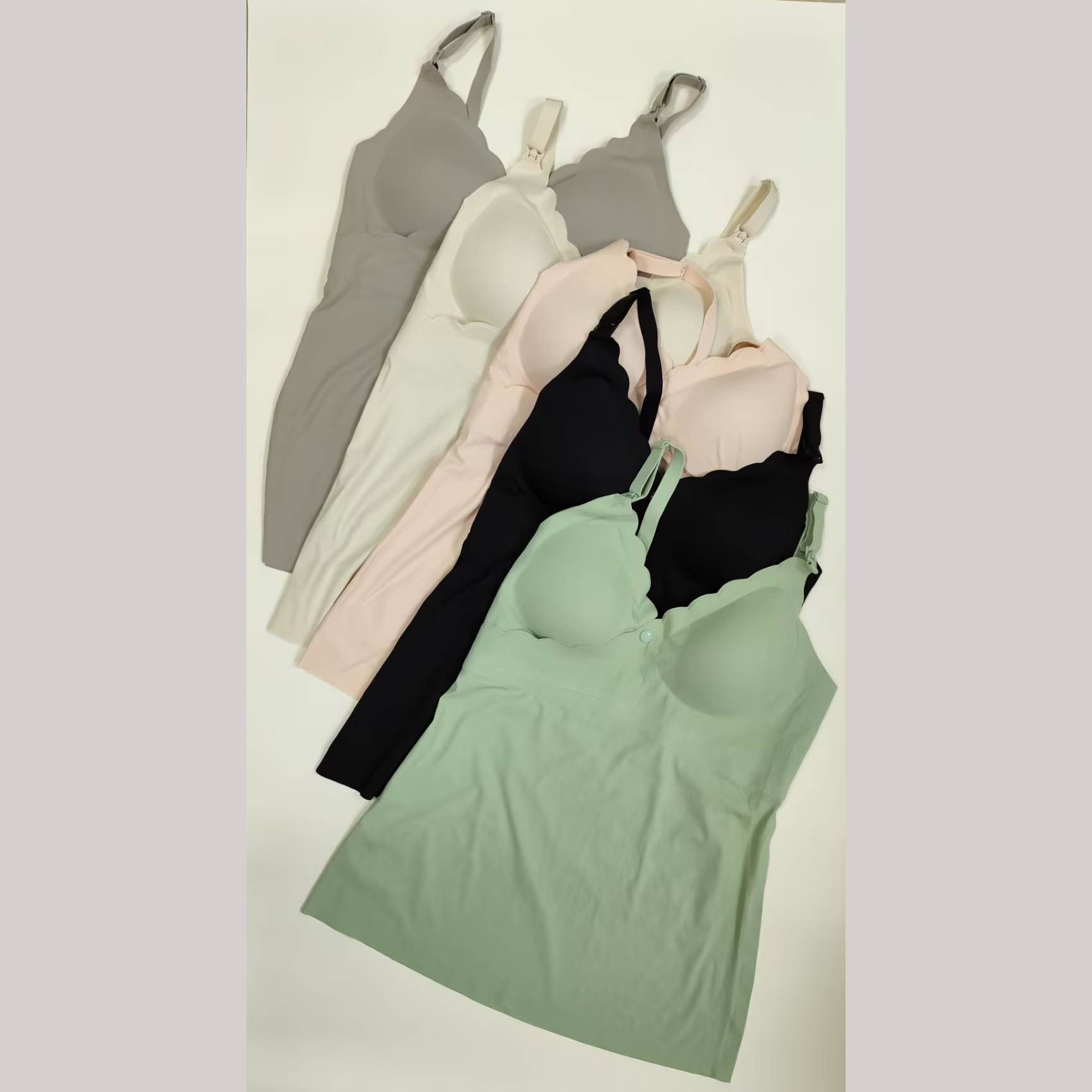 부드러운 실키 소재의 임산부 수유 캐미솔 2팩, 탈부착 - Nursing Bra Sleep 리뷰 및 가격