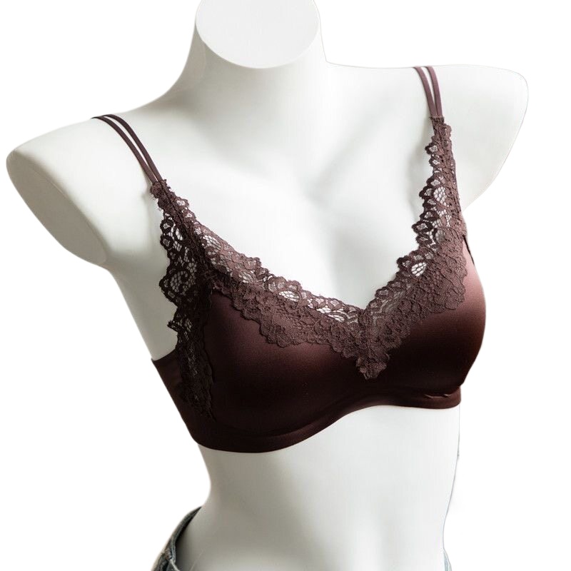 여성용 트라이앵글 컵 무선 브라렛, 섬세한 프렌치 레이 - Bralette Wireless Soft 리뷰 및 가격