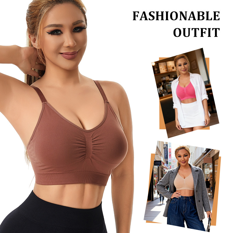 여성용 무선 스포츠 브라, 부드러운 탈부착 패드가 있는 - Bralette Wireless Soft 리뷰 및 가격