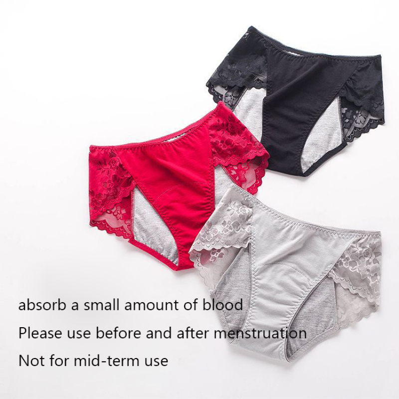 3XL 대형 섹시한 레이스 소량의 생리적 기간 누출 방 - Period Panty Absorbent 리뷰 및 가격