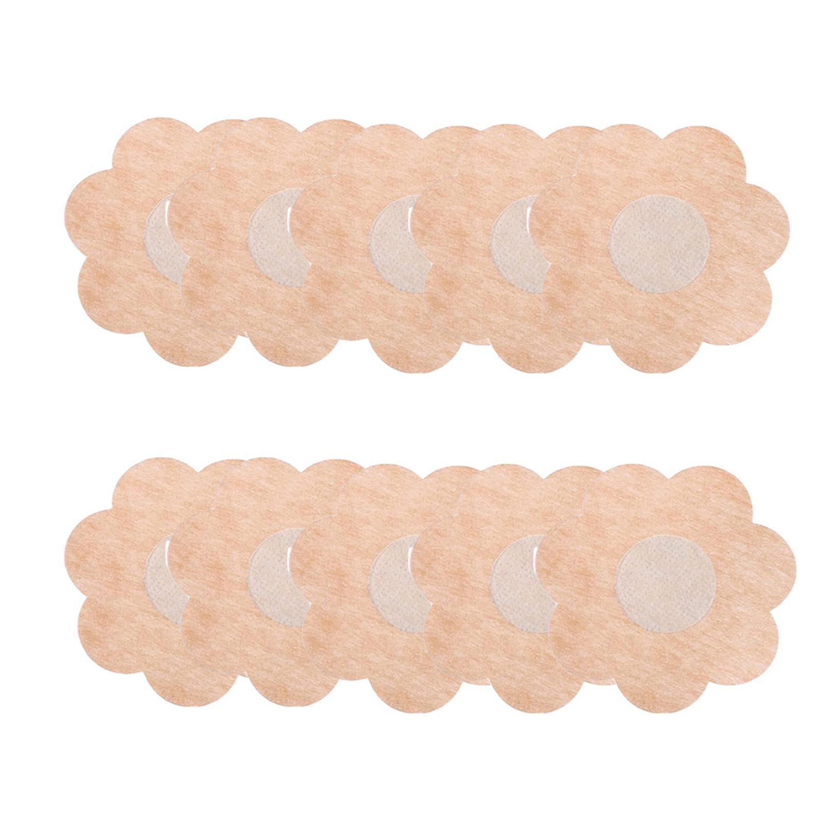 10개입 가슴 패스티 꽃 모양 투명 백리스 일회용 부직 - Nipple Cover Pasties 리뷰 및 가격