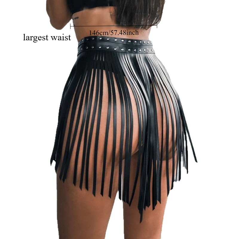 여성 고딕 본디지 스커트 블랙 펑크 스타일 숏 가죽 태 - Garter Belt Set 리뷰 및 가격
