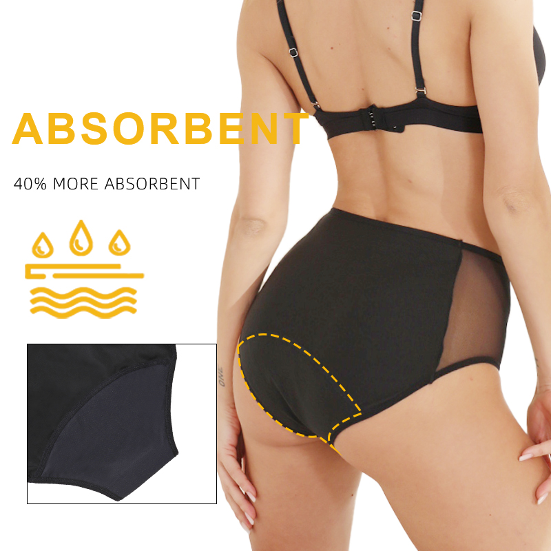 여성용 하이웨이스트 레이스 4중 방수 흡수 팬티 (생리 - Period Panty Absorbent 리뷰 및 가격